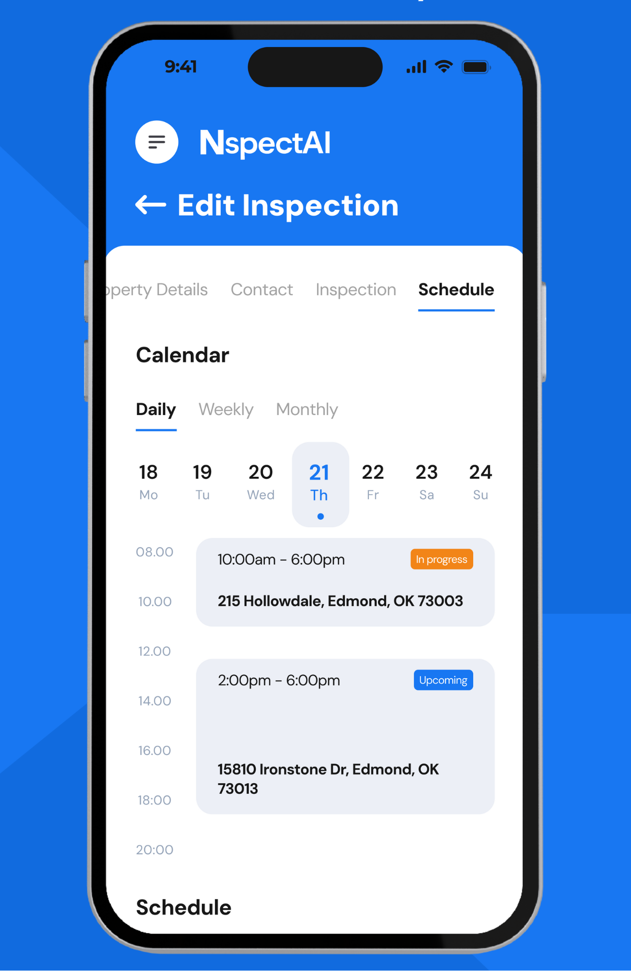 Calendar View