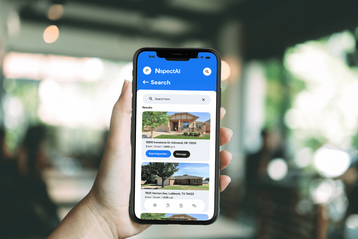 NspectAI mobile app in use
